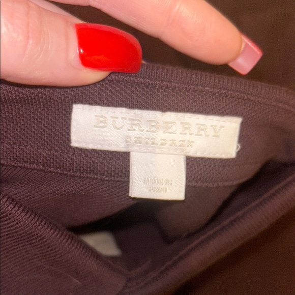 Authentic boys Burgundy Long Sleeve Polo Shirt - Picture 4 of 8